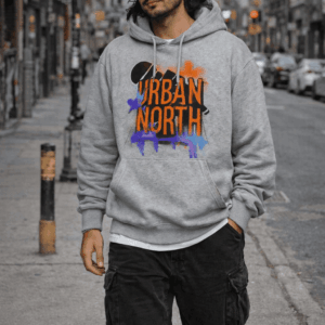 Sudadera Gris Graffiti