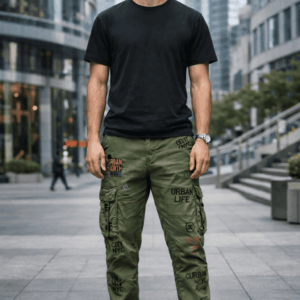 Pantalón Cargo Largo Vaquero